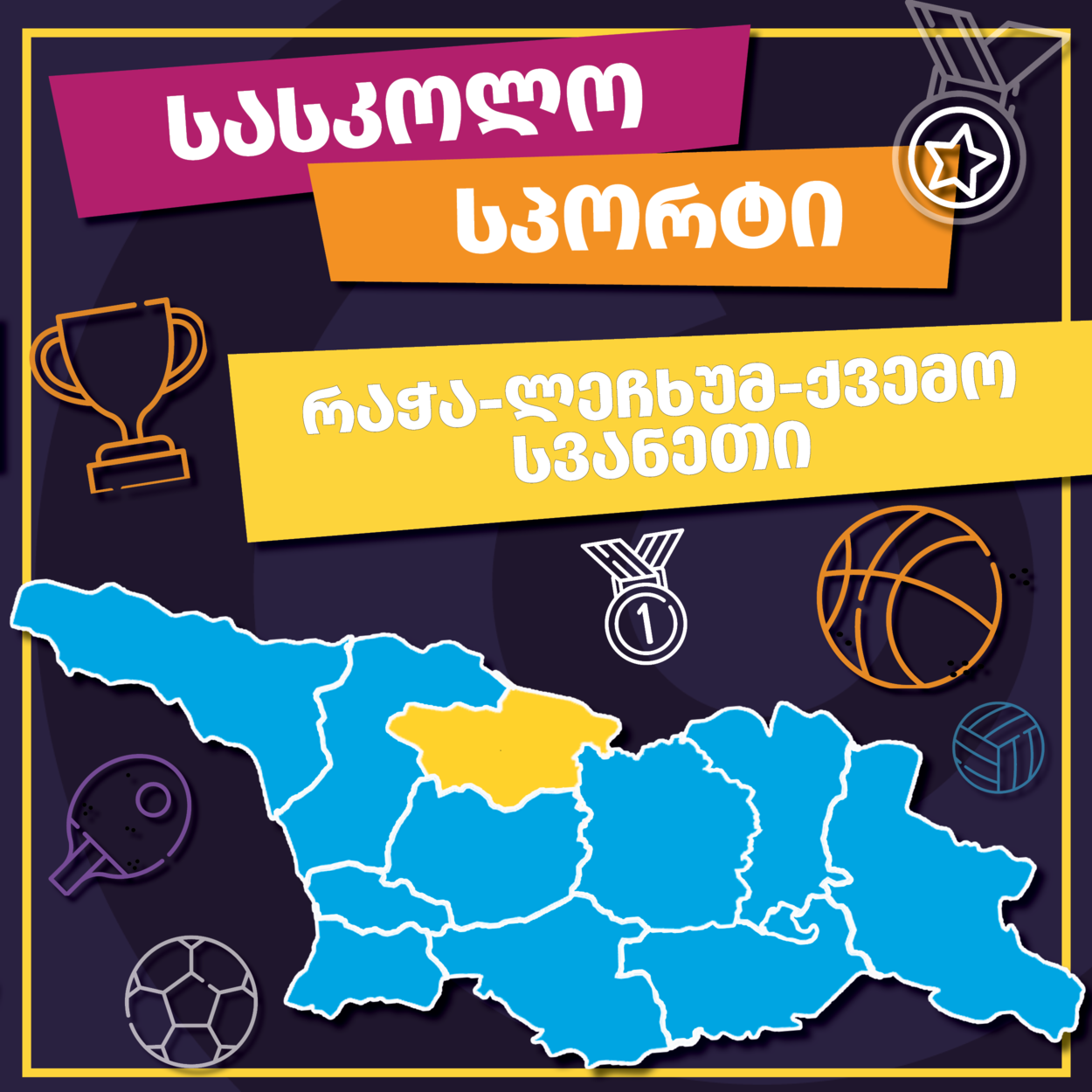 მინი ფეხბურთი, რაჭა-ლეჩხუმ-ქვემო სვანეთი 2025